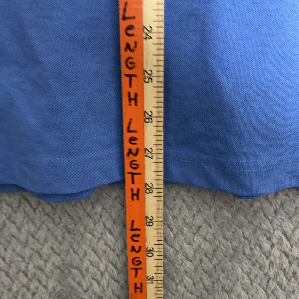 Hugo Boss Polo Shirt Mens Sz XL Blue Slim Fit Green Label, Moisture Manager - Picture 9 of 13